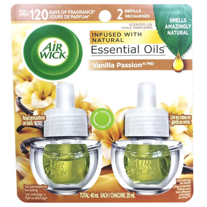 AIR WICK OIL REFILL 2PK VANILLA PASSION C6