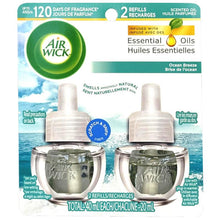 AIR WICK OIL REFILL 2PK OCEAN BREEZE C6