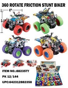 TOYS STICK STUNT BIKER DISPLAY 12CT