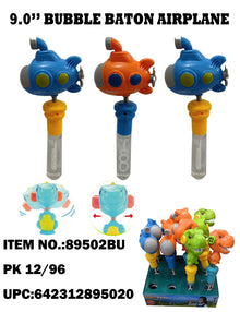 TOYS BUBBLE STICK AIRCRAFT DISPLAY 12CT