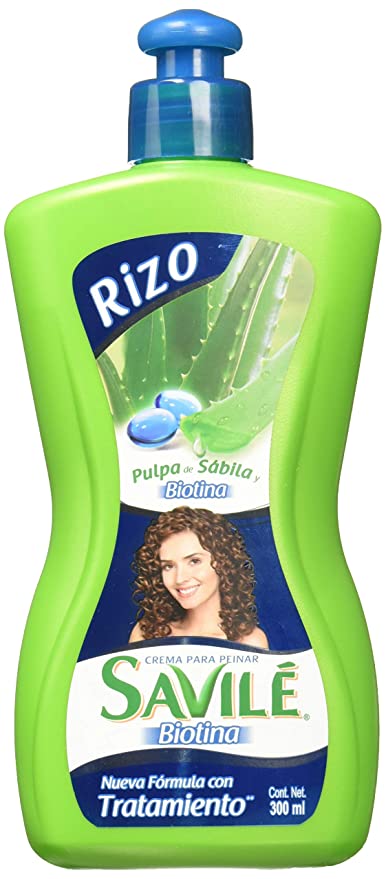 SavilŽ Crema para Peinar Rizo Biotina y S‡bila, 300ml