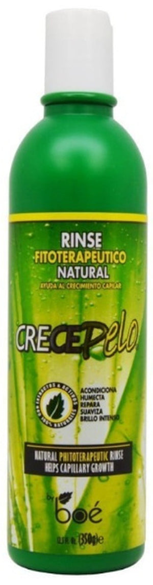 CrecePelo Phytotherapeutic Natural Shampoo 12.5 oz - Hair Growth Support