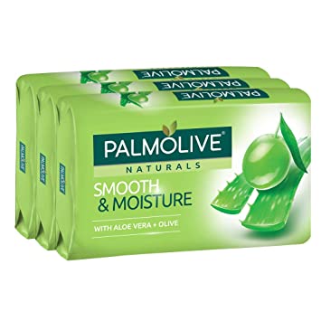Palmolive Naturals Smooth & Moisture Bar Soap with Aloe and Olive Extracts