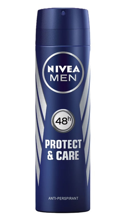Nivea Spray Deo Men Protect & Care 150ml | Pack of 6