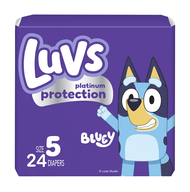 LUVS DIAPERS PLATINUM SIZE5 24CT C4 / UOM C4