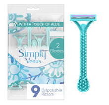 GILLETTE SIMPLY VENUS 9 RAZORS BAG C16