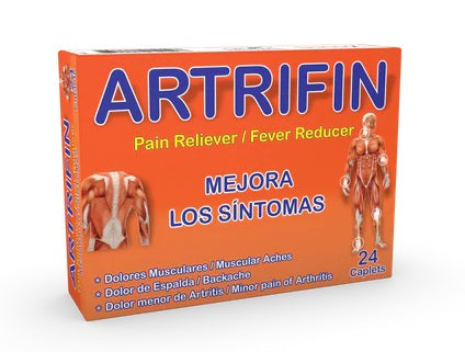 ARTRIFIN 24 CAPLETS- acetaminophen, aspirin, caffeine tablet