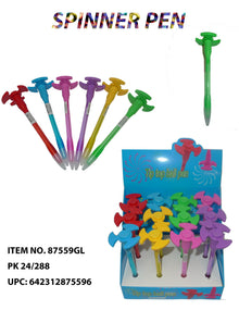 Toys Fidget Spinner Pen Display 12 Count (Display)