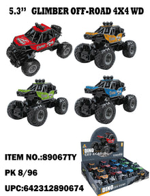 Toys Inertia Off-road Truck Display 8 Count (Display)