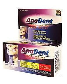 AnaDent Naproxen Sodium Tablets 220mg 24ct