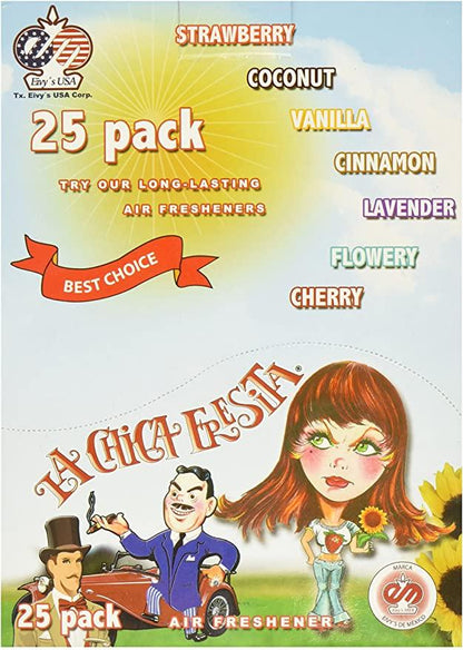 La Chica Fresita Air Fresher 25PK Display (Display)